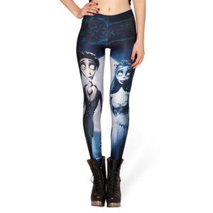 Blackmilk Corpse Bride Leggings (small)